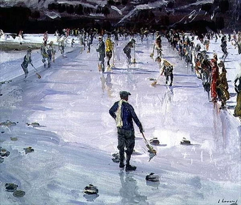 Curling in Wengen - outh African National Gallery, Cape Town